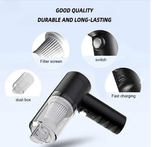 Aspiradora Recargable Usb Carro H179